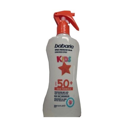 Babaria Sunscreen Spray With Aloe Vera For Children Spf 50 200Ml - Image 3