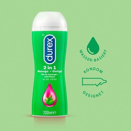 Durex Play 2 In 1 Massage And Lubricant Gel 200Ml Aloe Vera - Image 3