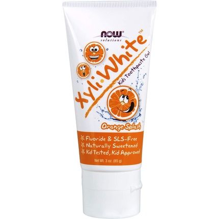 Now Kids Xyliwhite Orange Splash Toothpaste Gel 85G 3Oz