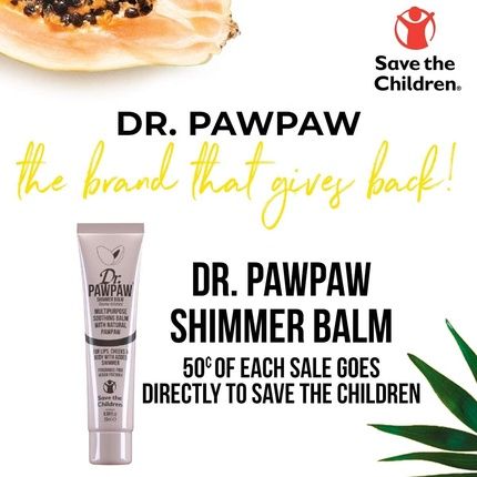 Dr. Pawpaw Multi-Purpose Balm No Fragrance Balm For Lips Skin Hair Cuticles Nails And Beauty Finishing 25Ml