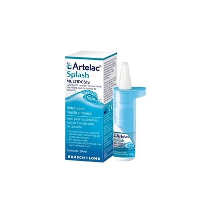 Artelac Splash Ophthalmic Solution 10Ml Hyaluronic Acid Drops