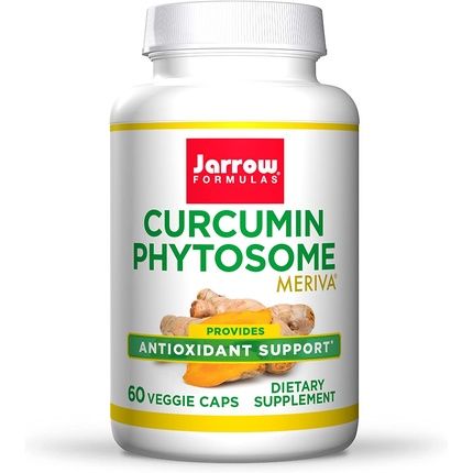 Jarrow Formulas Curcumin Phytosome With Meriva Turmeric Extract High Absorption Supplement 60 Vegan Capsules 500Mg