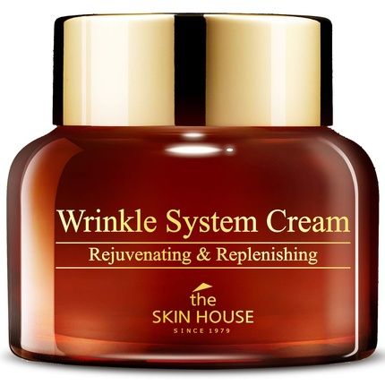 [The Skin House] Wrinkle System Cream 50G Korean Wrinkle Care Face Cream Moisturizer For Women With Squalane And Adenosine