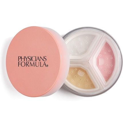 Physicians Formula Mineral Wear 3-In-1 Setting Powder Translucent Mineral Powder With 3 Shades For Setting And Highlighting The Look - With Gentle, Protective Minerals, Talk-Free