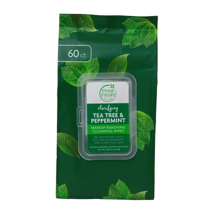 Petal Fresh Pure Tea Tree & Peppermint Makeup Removing Wipes