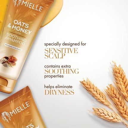 Mielle Organics Oats & Honey Soothing Shampoo - Image 3