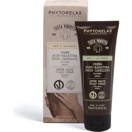 Phytorelax Laboratories Trattamento Testa Perfetta Uomo Post-Shave Scalp Cream 75Ml
