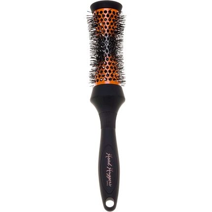 Denman Small Thermo Ceramic Hourglass Hot Curl Brush Dhh2H For Blow-Drying, Straightening, Defined Curls, Volume & Root-Lift - Orange