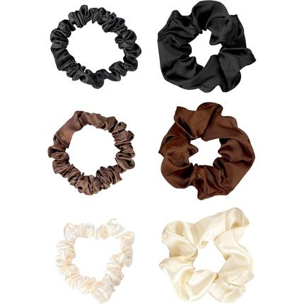 Brushworks Everyday Satin Scrunchie Set