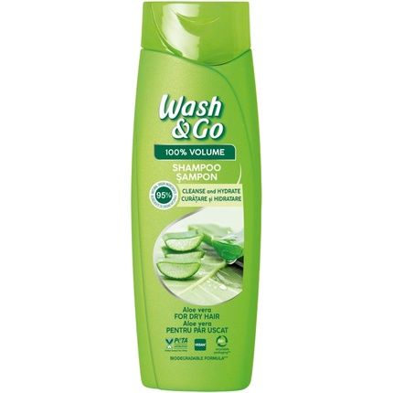 Wash&Go Shampoo 360Ml Aloe Vera