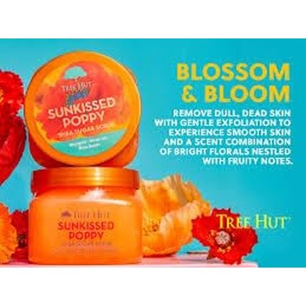 Tree Hut Sunkissed Poppy Shea Sugar Scrub 18 Oz - Image 3