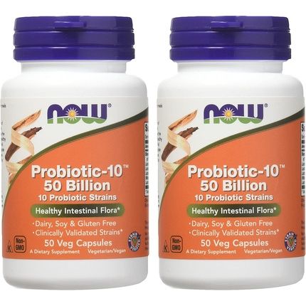 Now Probiotic-10 50 Billion 10 Probiotic Strains 50 Veg Capsules - Image 3