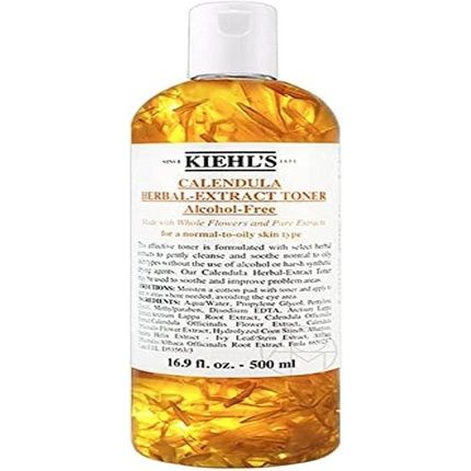 Kiehl'S Calendula Herbal Extract Alcohol Free Toner 16.9Oz 500Ml