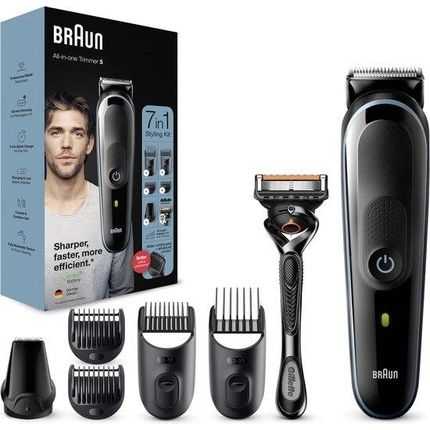 Braun Trimmer 7 In 1 Mgk5345 - Versatile Grooming Tool For All Your Trimming Needs
