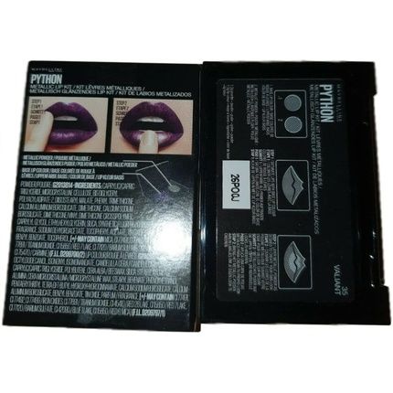 Maybelline New York Lip Python 35 Valiant Set Lipstick 1.2G + Eye Shadow Metallic 1.5G