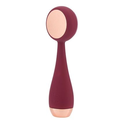 Pmd Clean Pro Smart Facial Cleansing Device With Silicone Brush And Activewarmth Anti-Aging Massager Berry