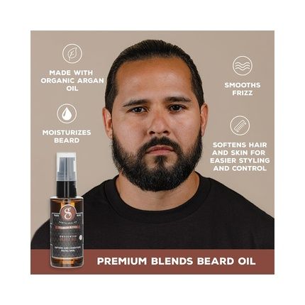 Suavecito Premium Blends Beard Oil Leave-In Beard Conditioner For Softening Hair Hydrating Skin Eliminating Beard Dandruff Healthy Beard Growth 1 Oz Unscented