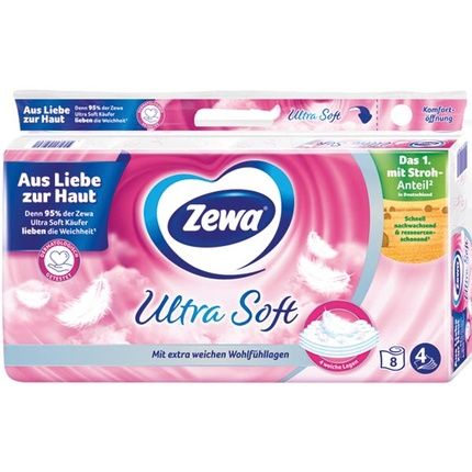 Zewa Zewa Toilet Paper Ultra Soft 4Ply 8X150