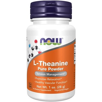 Now Foods L-Theanine Pure Powder 1Oz 28G