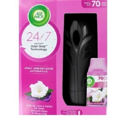 Airwick Freshmatic Max Smooth Satin & Lily Refill With Holder Set