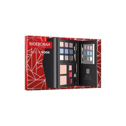 Deborah Milano Ladies Makeup Book Volume 1 Cold Tones Gift Set Including Eyeshadow Palettes, Gloss, Lipsticks, And Face Powder In Various Finishes And Colors From Fsc Paper