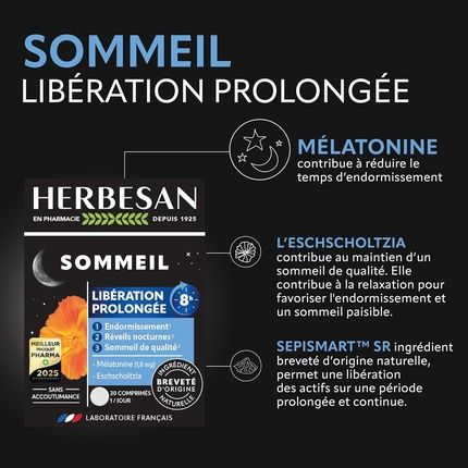 Herbesan Noctaphyt Extended Release Melatonin 1.8Mg - Sleep Aid