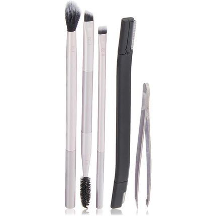 Real Techniques Limited Edition Brush Blend And Brow Holiday Kit 5 Piece Gift Set