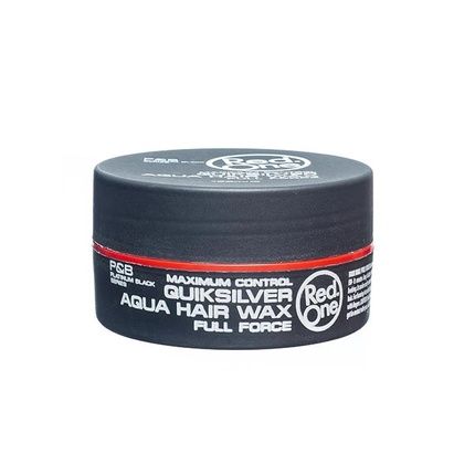 Red One Aqua Hair Gel Wax Full Force Quicksilver 150Ml