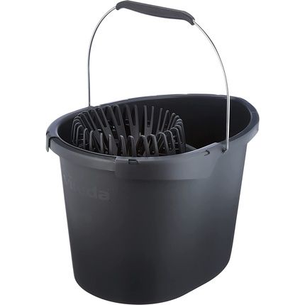 Cubo Vileda Gris Wring 7 لتر، 161030، رمادي، 48 × 29 × 39 دلو حاصل على براءة اختراع