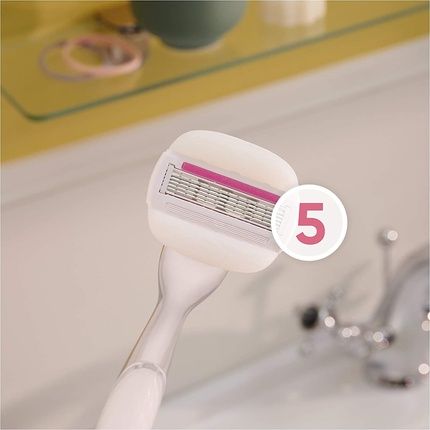 Gillette Venus Comfortglide Sugarberry With Olay Women'S Razor Blades 2-In-1 Refills Lubrastrip With Vitamin E - Pack Of 3 - Image 3