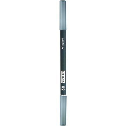 Pupa Milano Multiplay Eye Pencil 02 Electric Green For Women 0.04Oz - Image 3