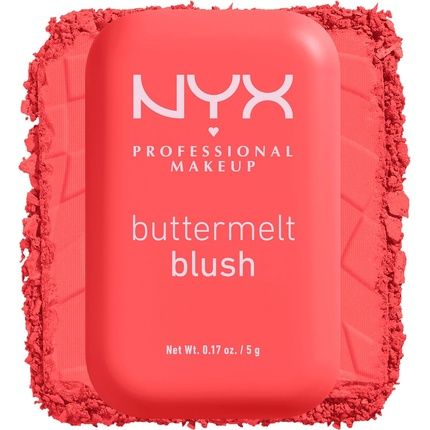 Nyx Professional Makeup Buttermelt Powder Blush With Shea And Mango Butter Vegan Formula Shade Had Butta