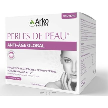Arkopharma Global Anti-Aging Skin Pearls 60 Sticks