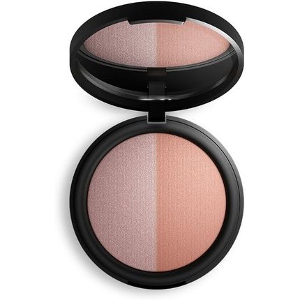 Inika Mineral Baked Blush Duo Pink Tickle Lustrous/Fuchsia 6.5G