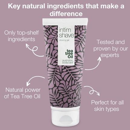 Australian Bodycare Intim Shave Intimate Shaving Gel With Tea Tree Oil 200Ml - Image 3