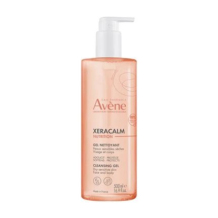Avne Avene Xerecalm Nutrition Cleansing Gel 500Ml Gentle Cleansing Gel For Dry And Sensitive Skin - Image 3