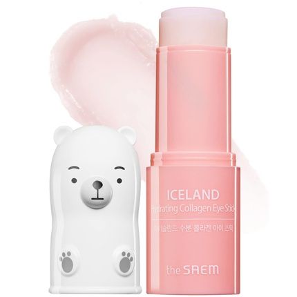 Thesaem Iceland Hydrating Collagen Eye Stick 0.24Oz - Anti-Wrinkle Moisturizing