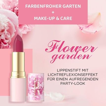 Eveline Cosmetics Moisturizing Lipstick No. 01 - Flower Garden - Image 3