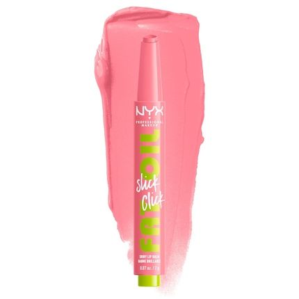 Nyx Professional Makeup Fat Oil Slick Click Lightweight Buildable Pigmented Vegan Lip Balm Clout 02