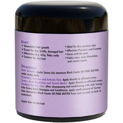 Jamaican Black Castor Oil Lavender Pure Butter 118Ml - Image 3
