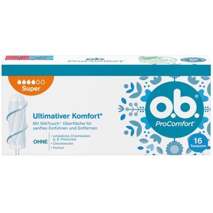 Ob Tampons Procomfort Super 16 Pieces