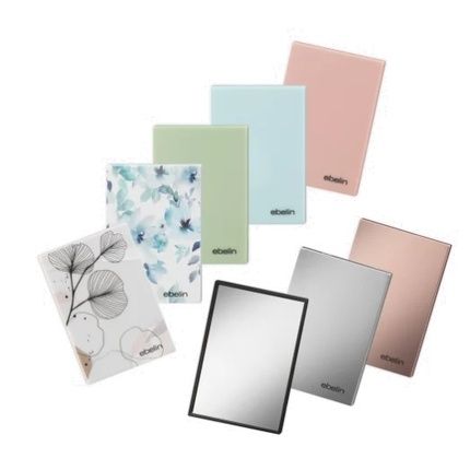 Ebelin Compact 2X Magnification Beauty Mirror - Stylish Design For Effortless Touch-Ups