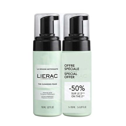 Lierac La Mousse Nettoyante 150Ml - Pack Of 2 Special Offer