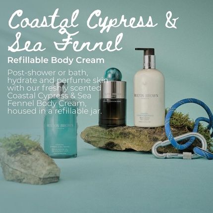 Molton Brown Coastal Cypress & Sea Fennel Refillable Body Cream 200Ml