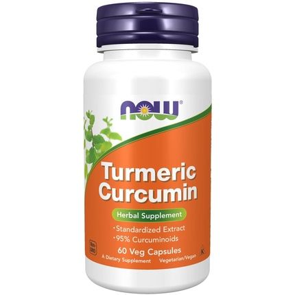 Now Foods Curcumin 60 Plant-Based Capsules For Joint Health And Anti-Inflammatory