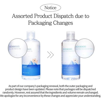 Mixsoon Glacier Water Hyaluronic Acid Serum 10.14 Fl Oz 300Ml