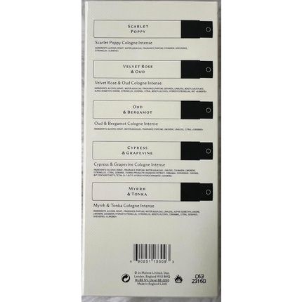 Jo Malone Cologne Intense Discovery Collection 5 Mini Perfume 15Ml Each Pack Of 5