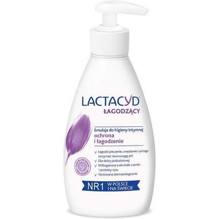 Lactacid Flowing Emulsion For Intimate Hygiene 200Ml Pump