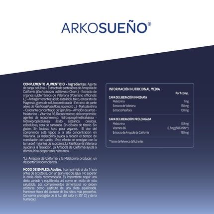 Arkorelax Sueno Forte Cronolib 30 Tablets
