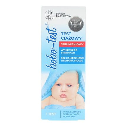 Bobo Pregnancy Test - Stream, 1 Piece, Long Expiry Date